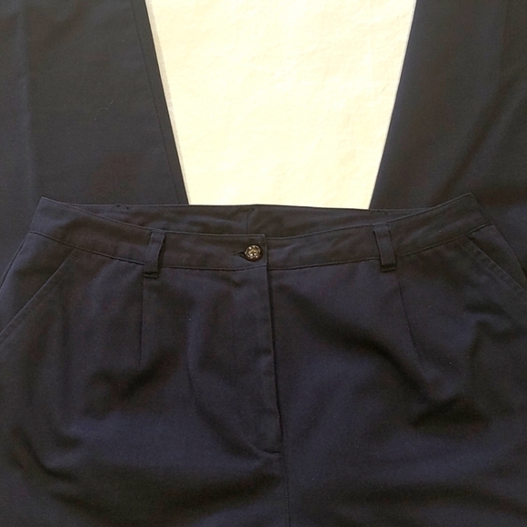 Studio Works Navy Blue Casual Pants Size 8P - Picture 6 of 8